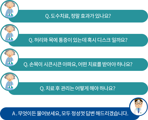 무엇이든 물어보세요, 모두 정성껏 답변 해드리겠습니다.